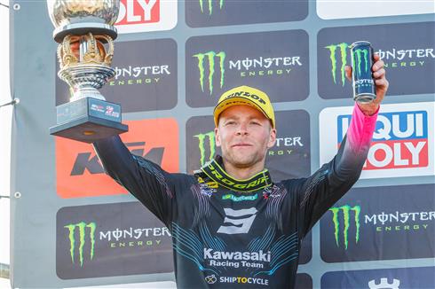 Third podium in a row for Romain Febvre 