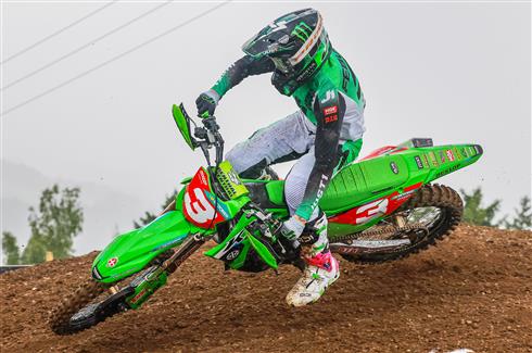 Romain Febvre keeps the red plate with podium #13 