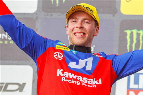 Romain Febvre back with a moto win and podium