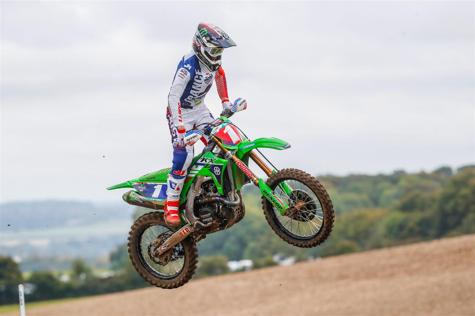 Romain Febvre battled bravely for France