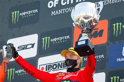 Romain Febvre’s first win for Kawasaki