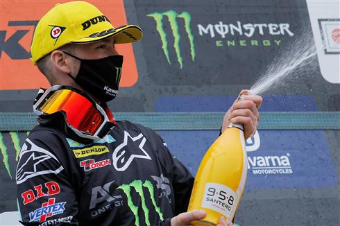 Romain Febvre second in Belgium