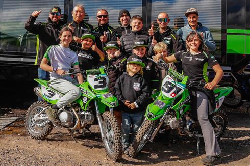 Kawasaki Team Green Riders Enjoy Exclusive Visit to KRT at MXON