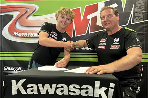 MTM Kawasaki to lineup Loris Veneman and Mirko Gennai for 2024 World Supersport 300 title challenge