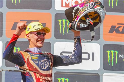 Back-to-back MX2 podiums for Mathis Valin