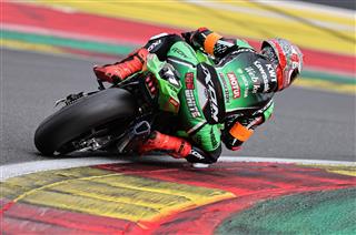 Kawasaki Webike Trickstar fifth at Spa 