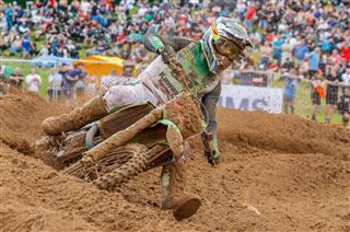 Romain Febvre keeps the red plate with another podium