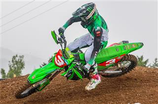 Romain Febvre keeps the red plate with podium #13 