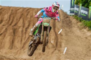 Mathis Valin fifth in each moto at Lommel
