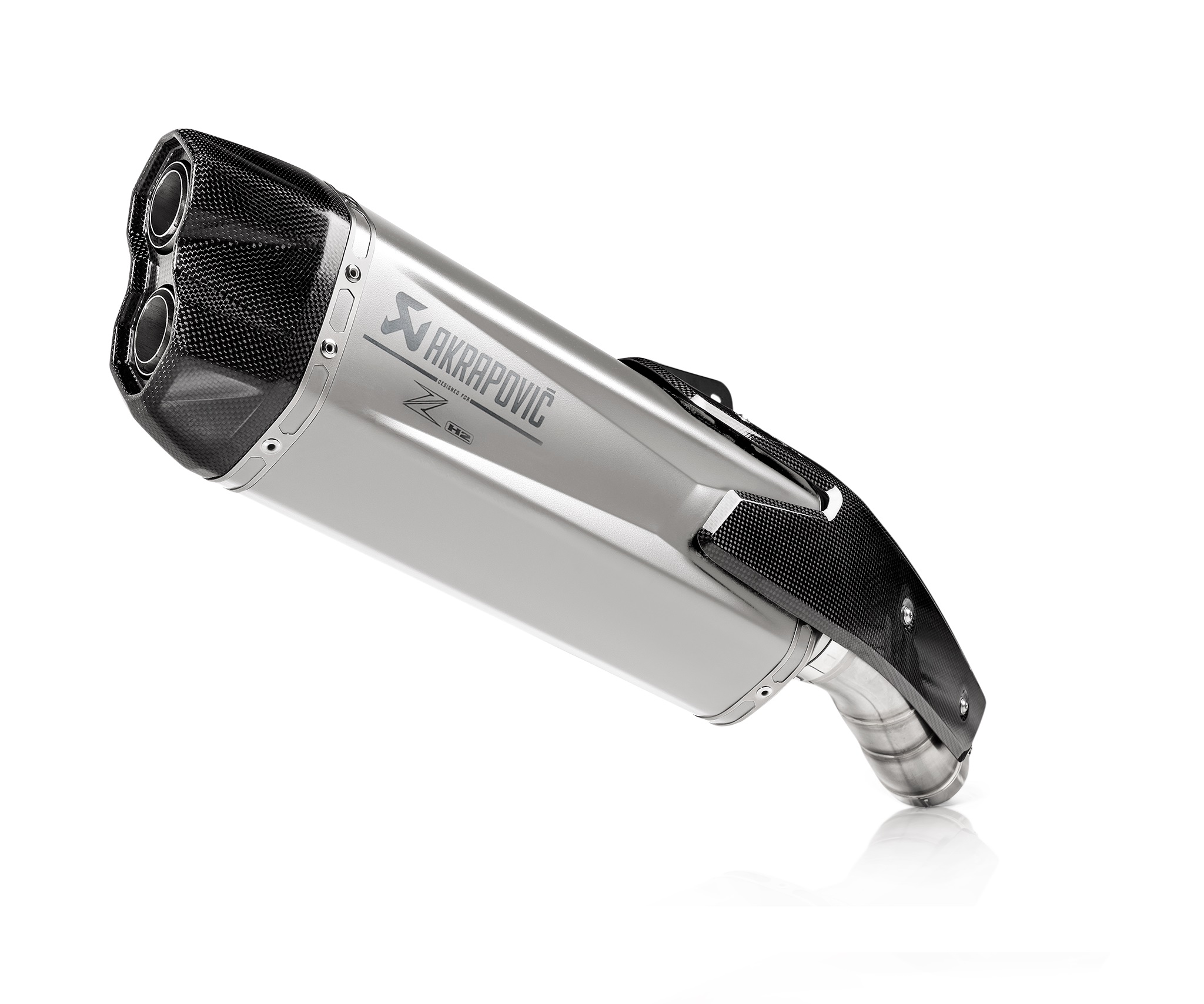 Kawasaki ZH2 Z H2 Akrapovic titanium sports exhaust muffler system