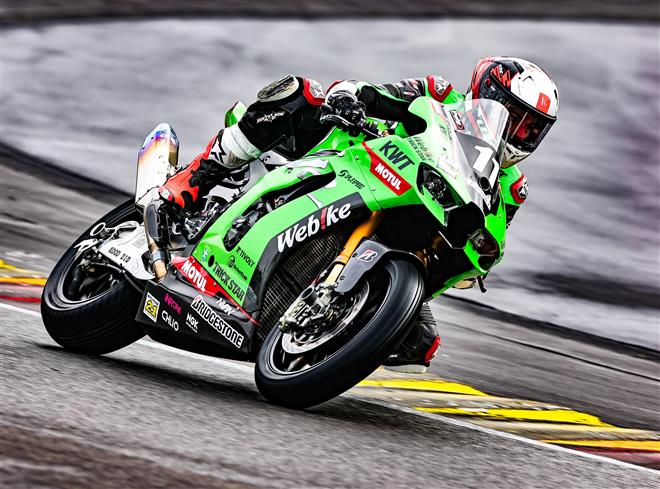 LE TEAM KAWASAKI WEBIKE TRICKSTAR TERMINE 5E DES 8 HEURES DE SPA MOTOS
