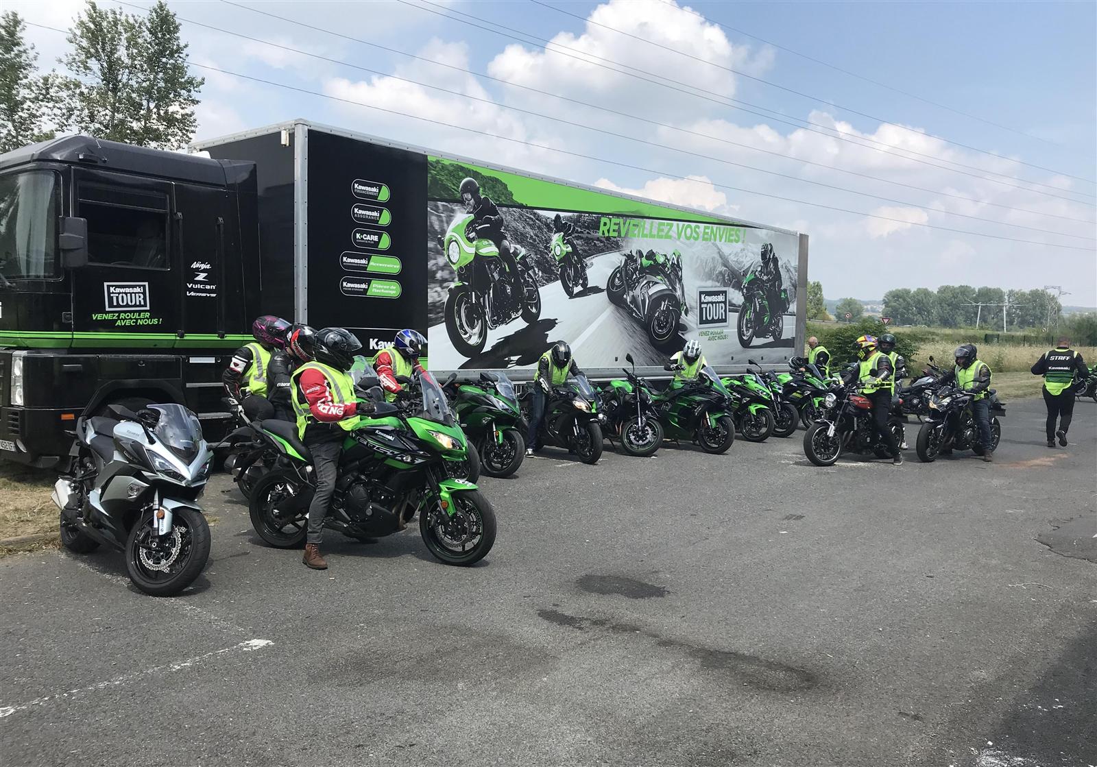 Le Kawasaki Tour trace sa route