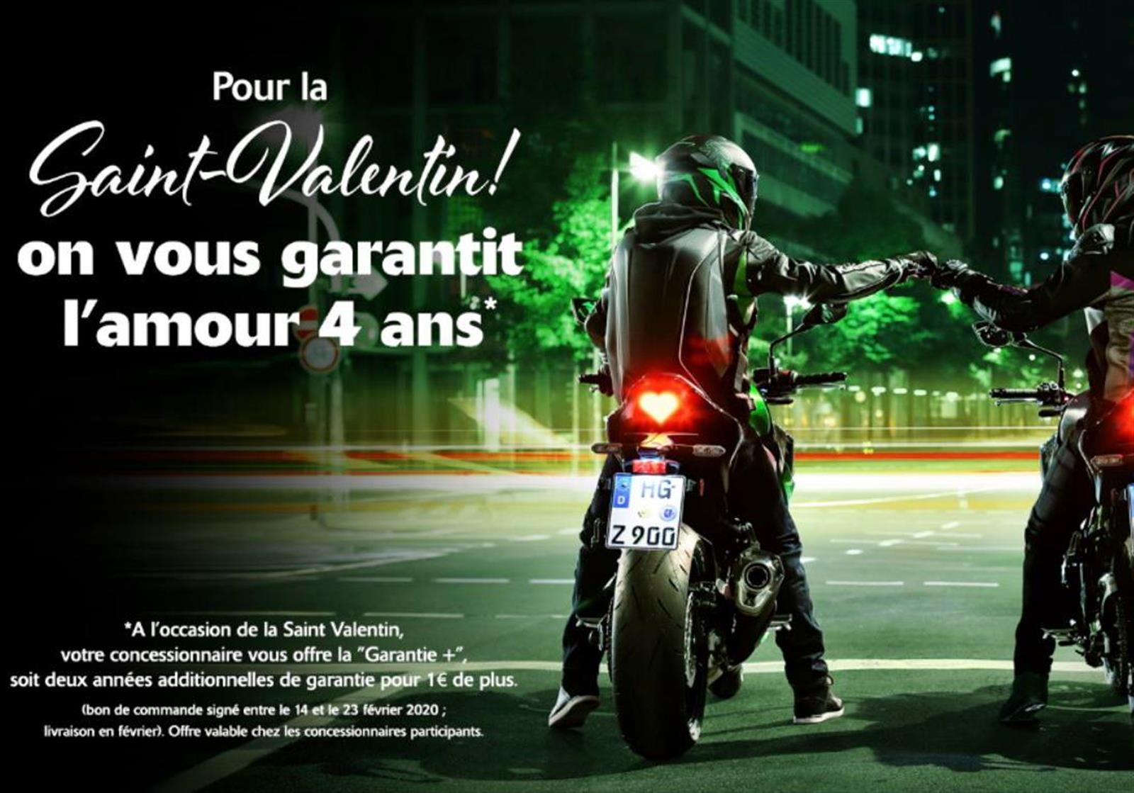 Kawasaki Vous Offre 4 Ans D Amour Pour La Saint Valentin