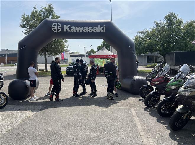 Le Kawasaki Tour de passage chez Pro Superbike à Haguenau  