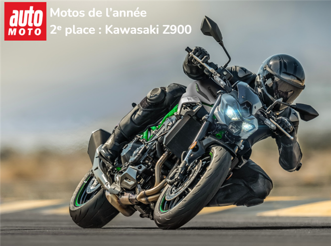 La Kawasaki Z900 brille au Grand Prix Auto Moto 2025 et prend la 2ᵉ place