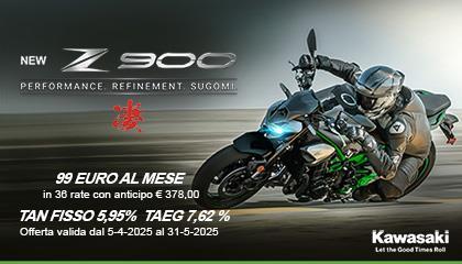 Z900 MY25 tua da € 99 al mese