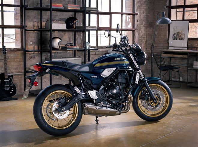 Kawasaki Z650RS 2026 tijdloze stijl in nieuwe kleuren