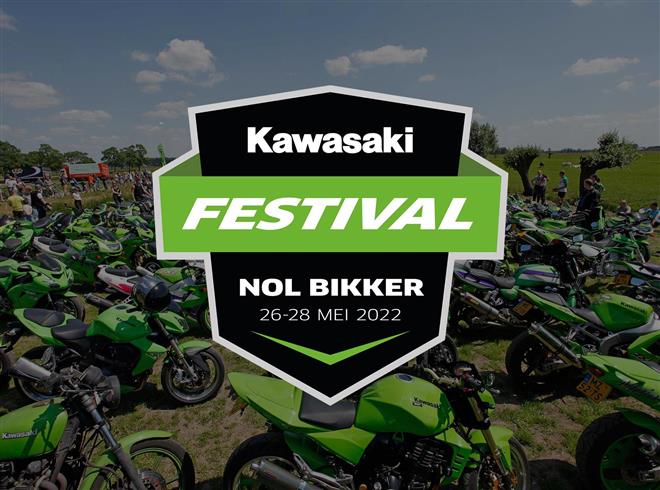 Groots Kawasaki Festival in Noordeloos